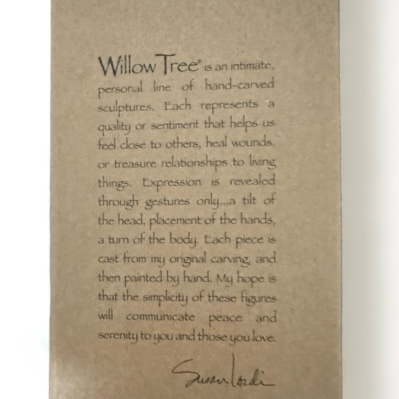 Willow Tree “Loving Angel” Sculpted Hand-Painted Figure 5.5” - Picture 7 of 7